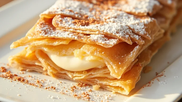 Greek Bougatsa Custard Pastry
