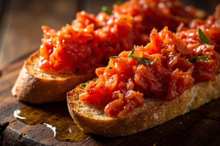 Spanish Tomato Bread with Garlic