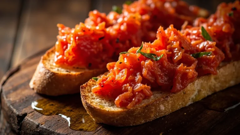 Spanish Tomato Bread with Garlic