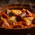 Madrid-Style Tripe Stew with Chorizo and Blood Sausage