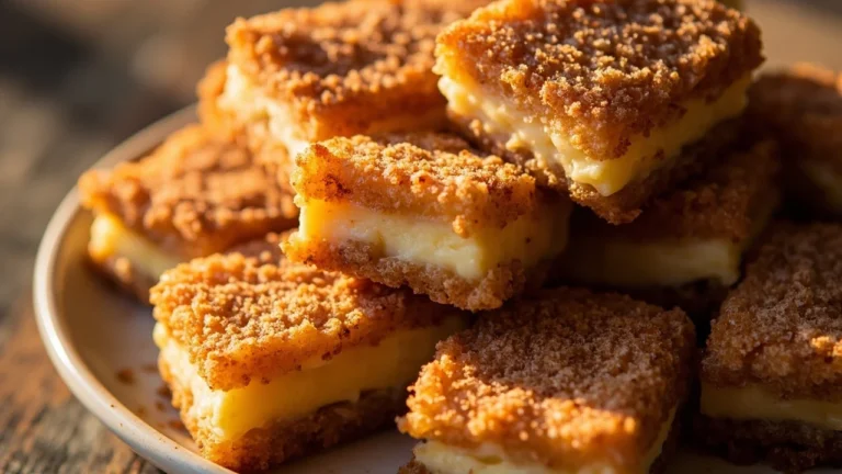 Spanish Fried Milk Custard Squares