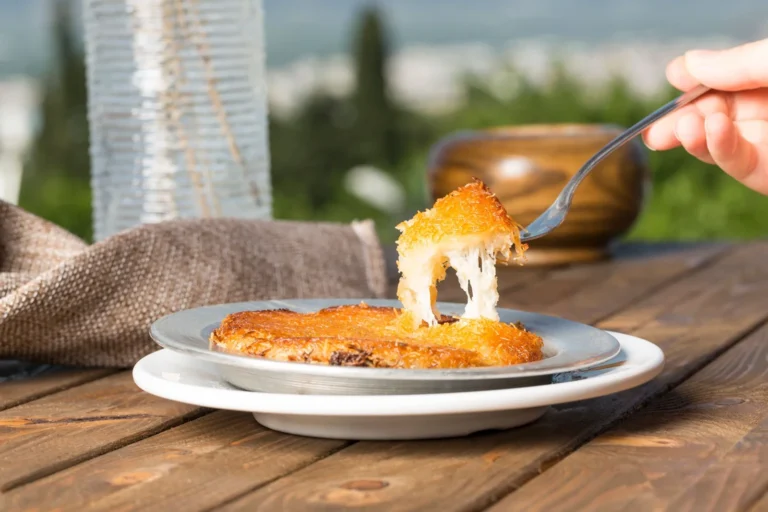 Kunefe Cheese Pastry with Syrup