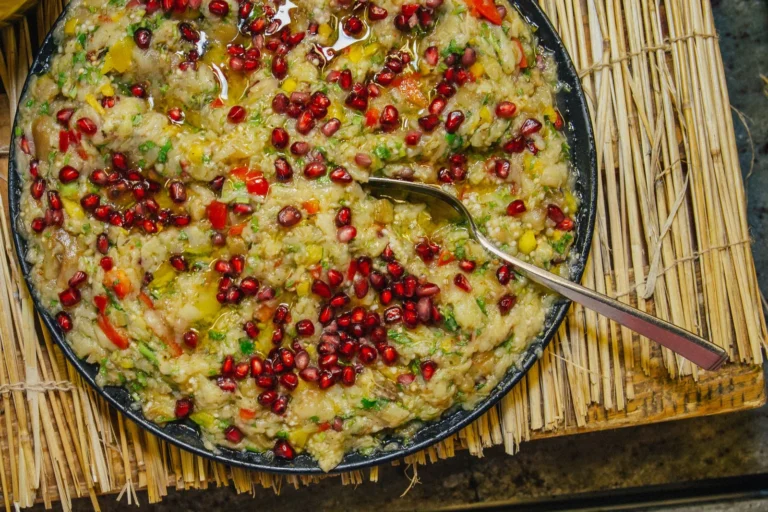 Smoky Roasted Eggplant and Tahini Dip
