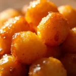 Lebanese Awamat Doughnut Balls in Rose Syrup