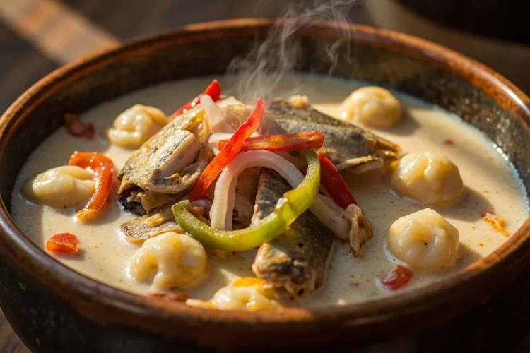 Run Down Fish in Coconut