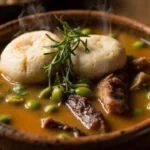 Jamaican Gungo Peas Soup with Salted Pig's Tail