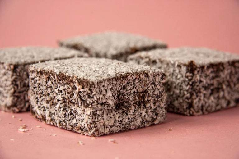 Classic Lamington Chocolate Coconut Cake