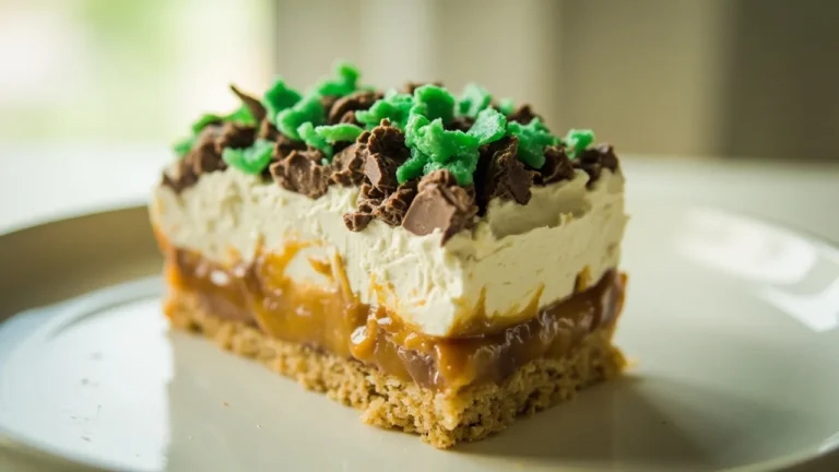 South African Peppermint Crisp Tart