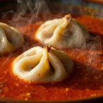 Kubbeh Dumplings in Tomato Broth