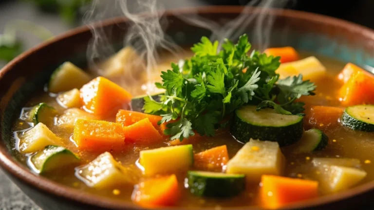Egyptian Vegetable Broth Soup