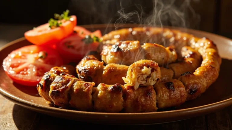 Egyptian Stuffed Rice and Beef Sausage