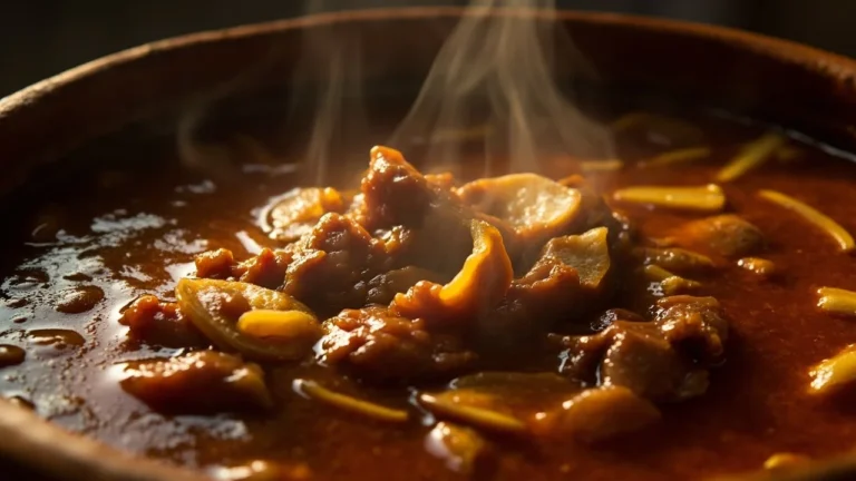 Egyptian Garlic and Ginger Cow Feet Soup