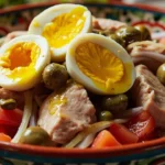 Tunisian Tuna Salad with Olives, Capers, and Hard-Boiled Egg