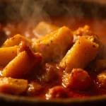 Ghanaian tomato yam pottage
