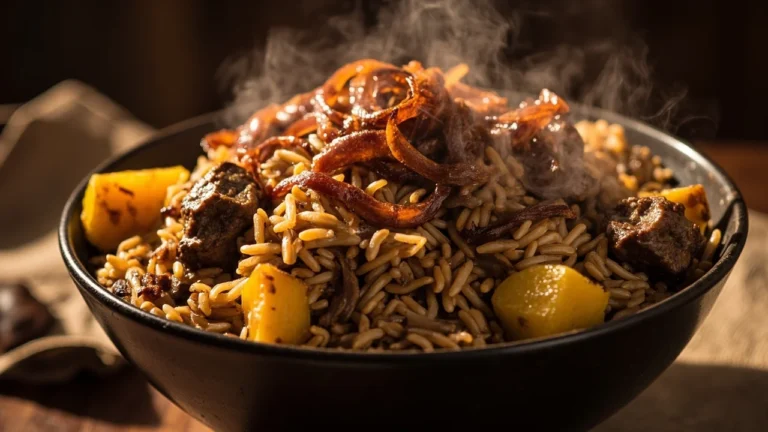 Kenyan Spiced Pilau Rice with Beef