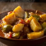 Kenyan green plantain stew matoke