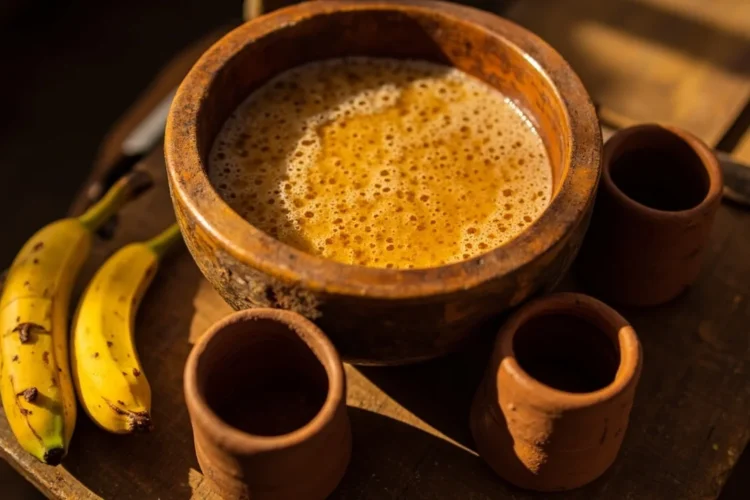 Traditional Rwandan Fermented Banana Beer