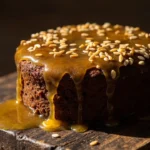 Rwandan Sweet Sorghum Cake with Honey and Sesame
