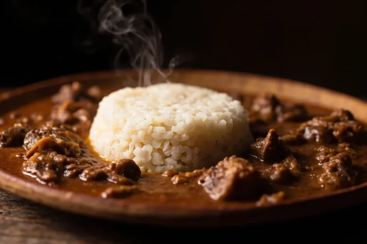 Zimbabwean Cornmeal Porridge with Beef Stew
