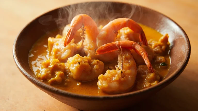 Mozambican Shrimp and Peanut Curry