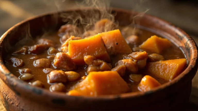 Mozambican Bean and Sweet Potato Stew