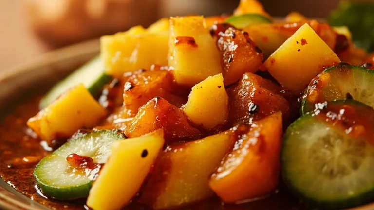 Indonesian Spicy Fruit Salad with Palm Sugar Dressing