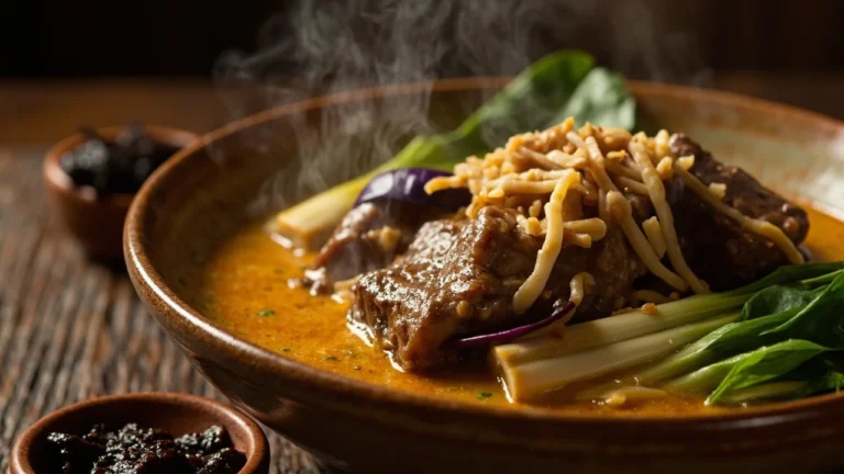 Filipino Oxtail Peanut Stew