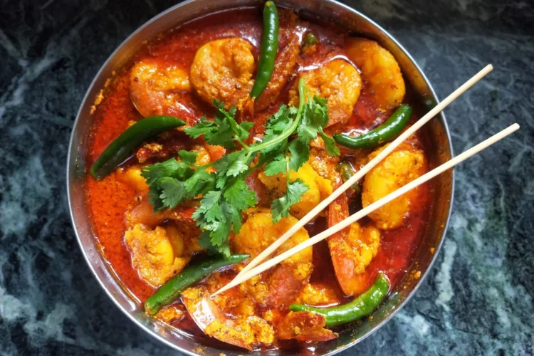 Malaysian Coconut Chili Shrimp Curry