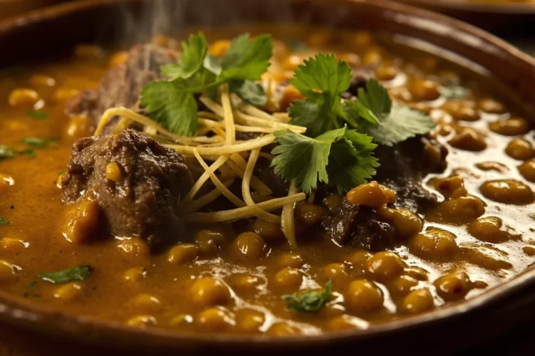 Pakistani Lentil and Lamb Curry
