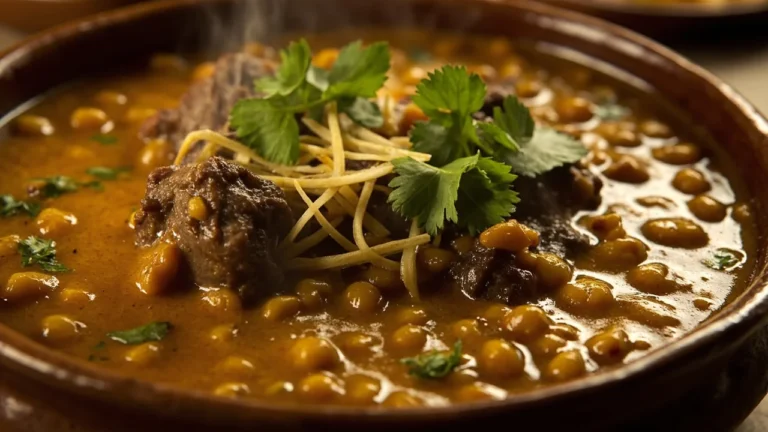 Pakistani Lentil and Lamb Curry