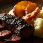 Heaven and Earth with Blood Sausage and Apples