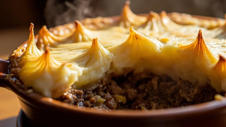 Classic British Shepherd’s Pie with Golden Potato Topping