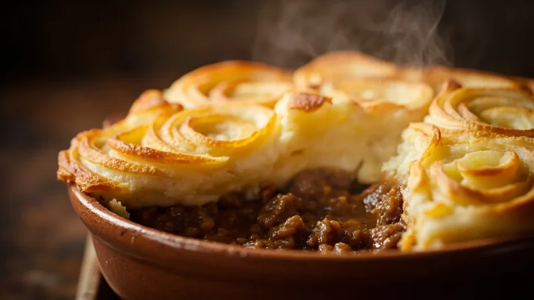 Classic British Cottage Pie with Minced Beef