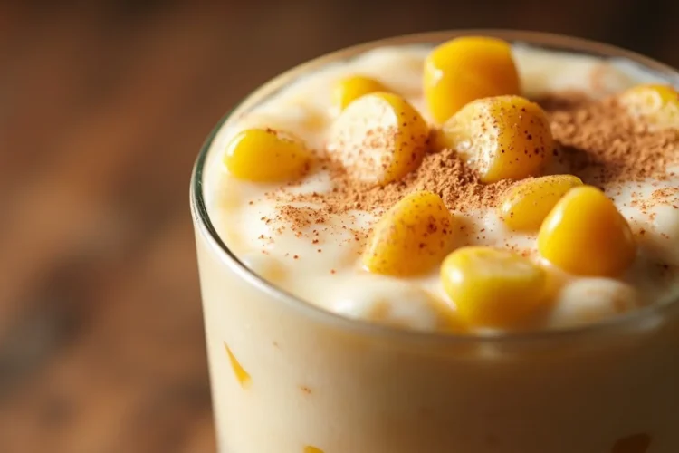 Colombian creamed sweet corn dessert