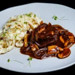 Russian Beef Stroganoff with Egg Noodles