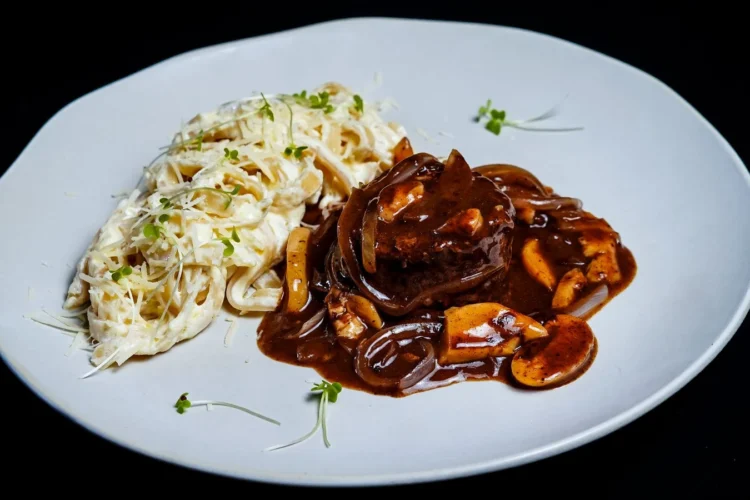 Russian Beef Stroganoff with Egg Noodles