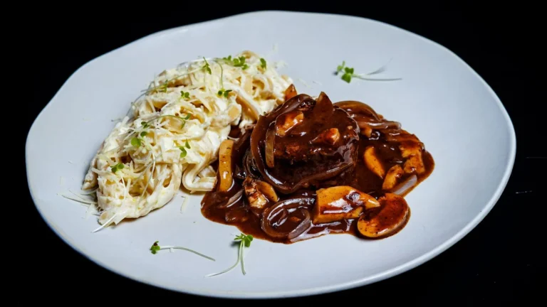 Russian Beef Stroganoff with Egg Noodles