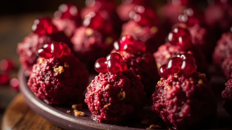 Georgian Walnut and Beetroot Vegetable Balls
