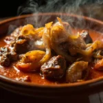 Polish Beef Goulash with Paprika and Onions