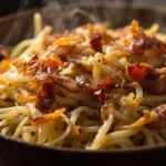 Polish Cabbage Pasta Squares with Bacon and Onions