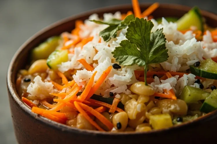 Karnataka-Style Split Mung Bean Salad