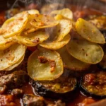 Iraqi Baked Potato and Lamb Casserole