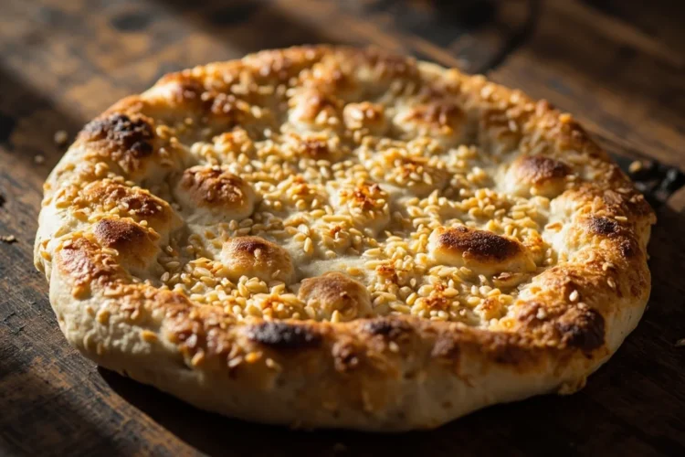 Iraqi Sesame Flatbread