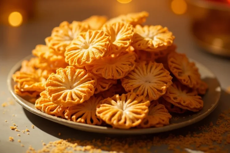 Sri Lankan Crispy Rice Cookies (Kokis)