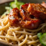 Taiwanese Sausage Cold Sesame Noodles