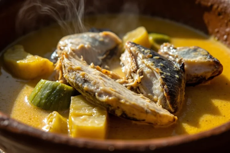 Honduran Green Plantain and Fish Stew