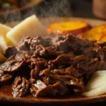 Nicaraguan Steamed Beef with Yuca and Plantain