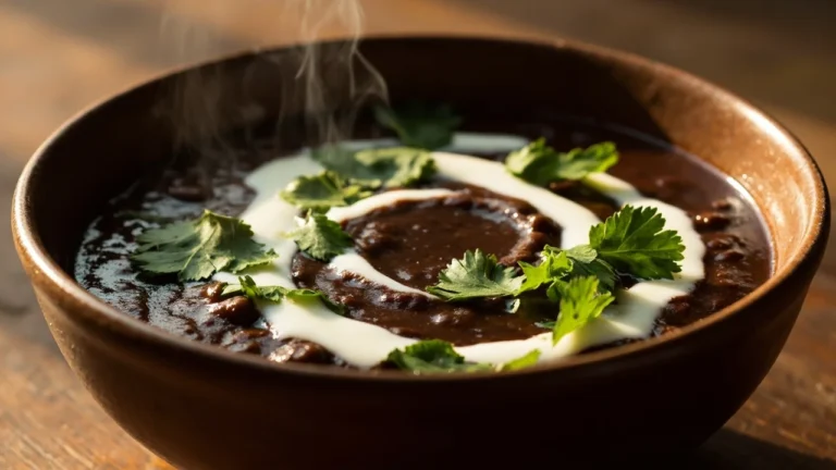 Costa Rican Black Bean Soup