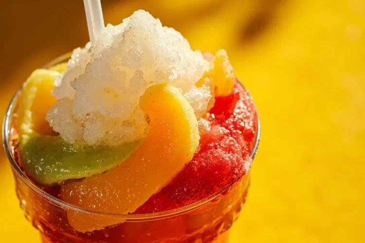 Panamanian Shaved Ice with Tropical Syrups