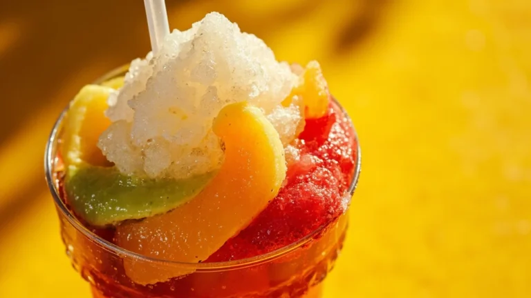 Panamanian Shaved Ice with Tropical Syrups